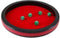 Dobbelpiste 30cm rood zwart