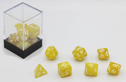 Dobbelstenen Goud Parelmoer 7 set Brick