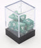 Dobbelstenen Groen Parelmoer 7 set Brick
