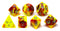Dobbelstenen Jumbo Toxic Geel/Rood 7 PER STUK !