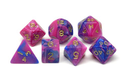 Dobbelstenen Jumbo Toxic Paars/Blauw 7as