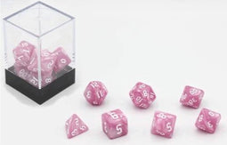 Dobbelstenen Roze Gothic 7 set Brick