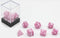 Dobbelstenen Roze Gothic 7 set Brick