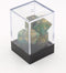Dobbelstenen Stardust Groen/Amber 7set