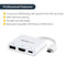 Dock Startech CDP2HDUACPW White 4K Ultra HD