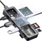Dockcase DPR71S-EB USB-C dockingstation Geschikt voor merk (dockingstation): Universeel Geïntegreerd display, Incl. laa