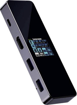 Dockcase USB-C dockingstation Geschikt voor merk (dockingstation): Universeel Geïntegreerd display, Incl. laadfunctie,