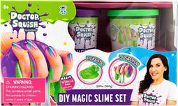 Doctor Squish Slijm Value Pack - Groen en Paars - 240 gram