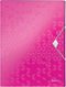 Documentenbox leitz wow 30mm pp roze - 5 stuks