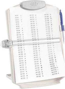 Documentenhouder Quantore + leesliniaal lichtgrijs