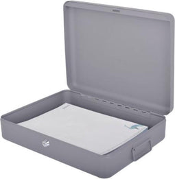 Documentenkist pavo 370x280x90mm donkergrijs