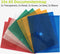 Documentenmap - 10 stuks, 25 x 18 cm, Met klittenbandsluiting - Documententas, Projectmap - Assortiment kleuren - ACROPAQ