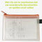 Documententas - 5 stuks, Met ritssluiting, 13 x 19 cm, Waterdicht - Bestand tassen - Oranje - ACROPAQ