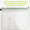 Documententas - 5 stuks, Met ritssluiting, A3+, 36 x 47 cm, Waterdicht - Bestand tassen - Groen - ACROPAQ
