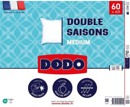 DODO - Tweepersoons seizoenskussen - 60 x 60 cm - 100% polyester VOLUPT'AIR - Wit