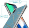 iMoshion Hoesje Geschikt voor iPhone Xs / X Hoesje Met Koord - iMoshion Design Hoesje met Koord - Blauw / Meerkleurig / Goud / Blue Graphic