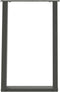 vidaXL - Eettafelpoten - 2 - st - U-vormig - 60x(72-73) - cm - staal - antraciet