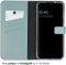 Selencia Samsung Galaxy S24 Plus - Echt Lederen Bookcase - 3 Pashouders - Air Blue