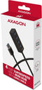 Axagon HUE-M1AL - USB 3.2 Gen 1-hub - 4 poorten - Zilver