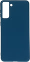 Mobiparts Samsung Galaxy S21 Plus - Silicone Cover - Soft-touch - Blueberry Blue