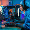 USB-Gaming Microfoon, PC, Podcast, Condensator Microfoonkit, Nierkarakteristiek met Armstandaard, Po