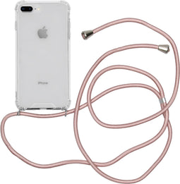 iMoshion Hoesje Geschikt voor iPhone 8 Plus / 7 Plus Hoesje Met Koord - iMoshion Backcover met koord - Transparant