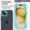 iMoshion Hoesje Geschikt voor iPhone 15 Hoesje - iMoshion Stand Backcover - Transparant