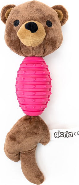 Dog chewing toy Gloria Gaby with sound Polyester Bear Eva Rubber polypropylene