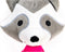 Dog chewing toy Gloria Zar with sound Polyester Eva Rubber polypropylene Racoon