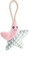 Dog chewing toy Hunter Salima Fluffy toy With string Starfish Pink Puppies