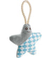 Dog chewing toy Hunter Salima With string Starfish Grey Puppies