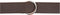 Dog collar Gloria Brown (80 x 4 cm)