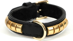 Dog collar Gloria Duna Black Golden (60 x 2.5 cm)