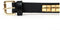 Dog collar Gloria Duna Black Golden (60 x 2.5 cm)