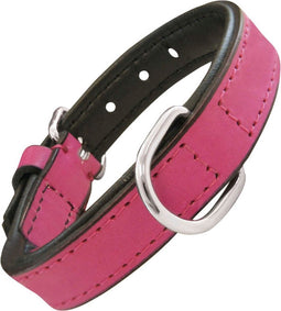 Dog collar Gloria Padded Fuchsia (40 x 2 cm)