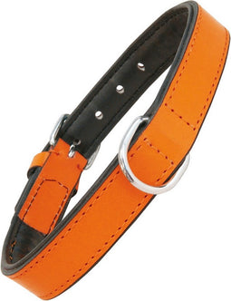 Dog collar Gloria Padded Orange (35 x 1,5 cm)