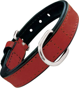 Dog collar Gloria Padded Red (35 x 1,5 cm)