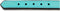 Dog collar Gloria Padded Turquoise (30 x 1,5 cm)