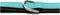 Dog collar Gloria Padded Turquoise (30 x 1,5 cm)