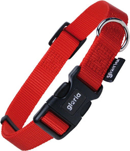 Dog collar Gloria Smooth Red Size L (36-70 cm)