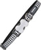 Dog collar Red Dingo Bone Reflective Black (2,5 x 41-63 cm)