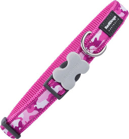 Dog collar Red Dingo Fuchsia Camouflage (2 x 31-47 cm)