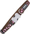 Dog collar Red Dingo Style Pink Spots (2 x 31-47 cm)