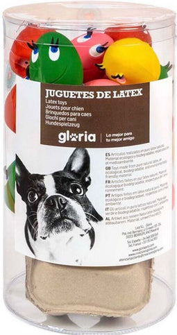 Dog toy Gloria Egg Size S Latex (24 pcs)