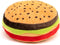Dog toy Gloria Hamburdog 14 x 6 cm Hamburger