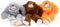 Dog toy Gloria Miza Brown Monkey