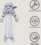 Dog toy Star Wars Grey EVA