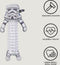 Dog toy Star Wars Grey EVA