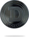 Doge munt zilver - cryptotoken - fysieke munt