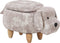 DOGGY - Hocker - Beige - Fluweel